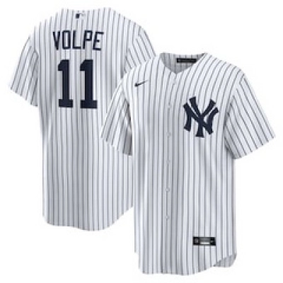 Anthony Volpe New York Yankees Nike Home Replica Player Name Jersey - White 01