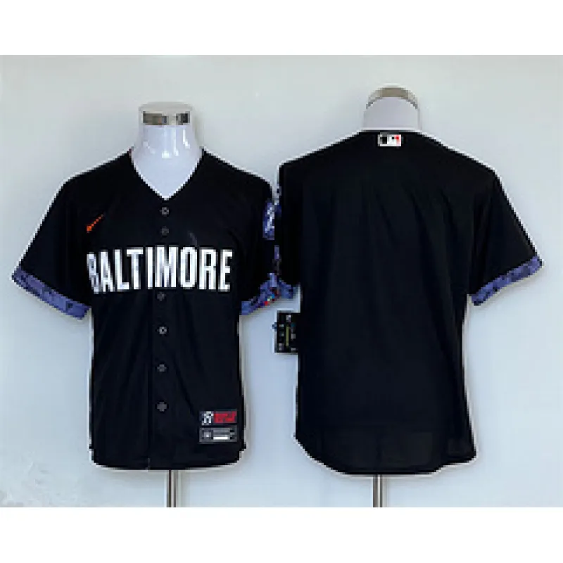 Baltimore Orioles Nike City Connect Replica Player Jersey - Black