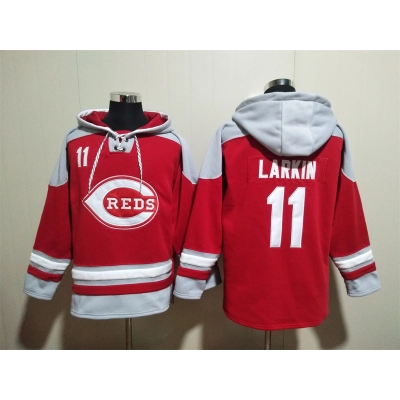 Barry Larkin Cincinnati Reds Hoodie 01