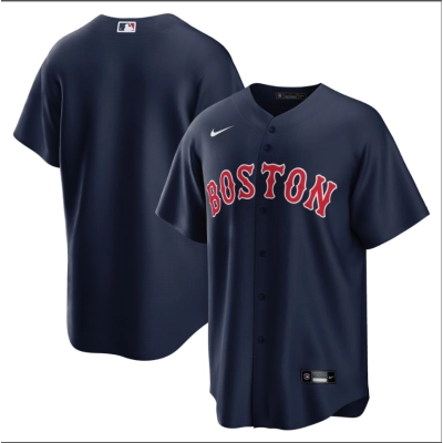 Boston Red Sox Nike Alternate Replica Team Jersey - Navy 01