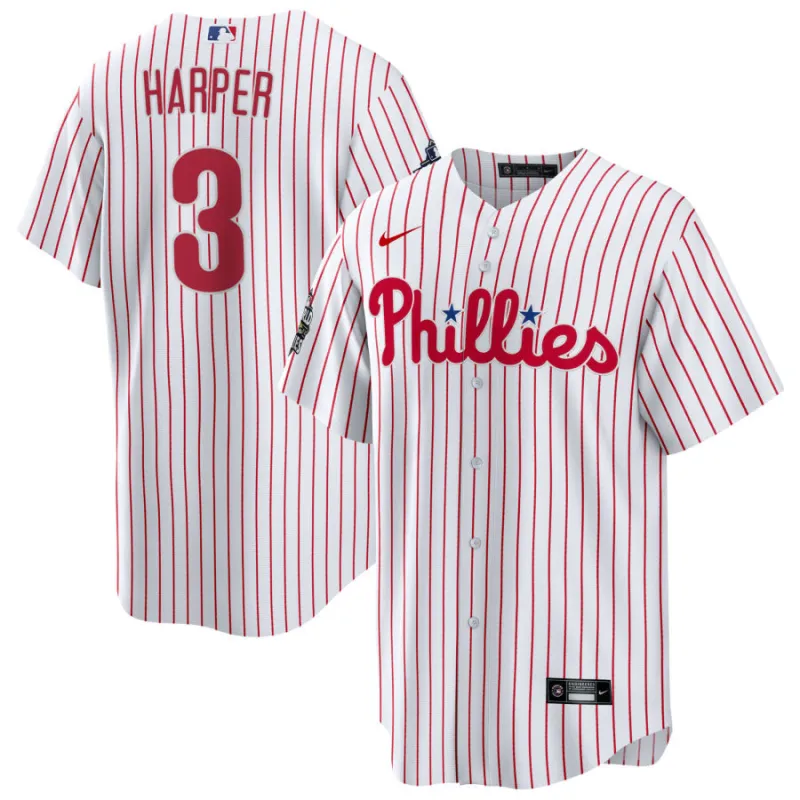 Bryce Harper Philadelphia Phillies Nike Replica Player Jersey - White