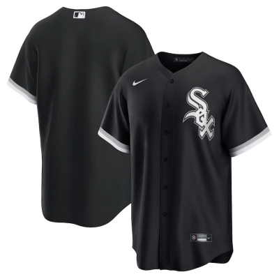 Chicago White Sox Nike Alternate Replica Team Jersey - Black 01
