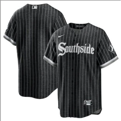 Chicago White Sox Nike City Connect Replica Player Jersey - Black 01