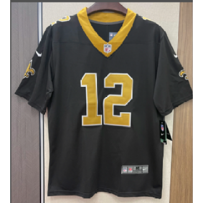 Chris Olave New Orleans Saints Nike Player Game Jersey - Black 01