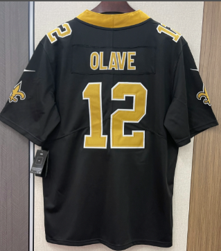 Chris Olave New Orleans Saints Nike Player Game Jersey - Black
