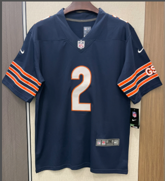D.J. Moore Chicago Bears Nike Team Color Game Jersey - Navy