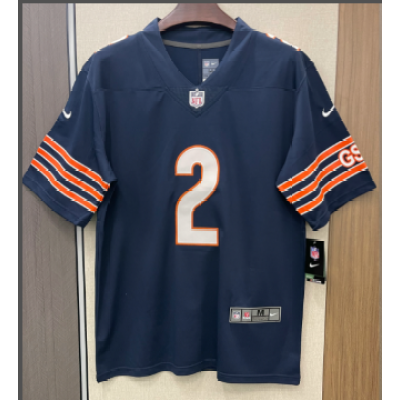D.J. Moore Chicago Bears Nike Team Color Game Jersey - Navy 01