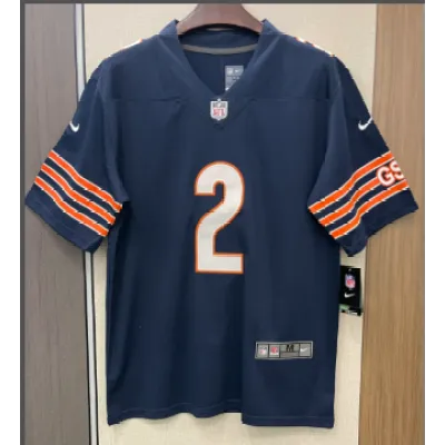 D.J. Moore Chicago Bears Nike Team Color Game Jersey - Navy 01