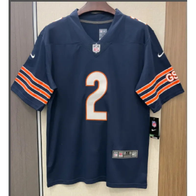 D.J. Moore Chicago Bears Nike Team Color Game Jersey - Navy
