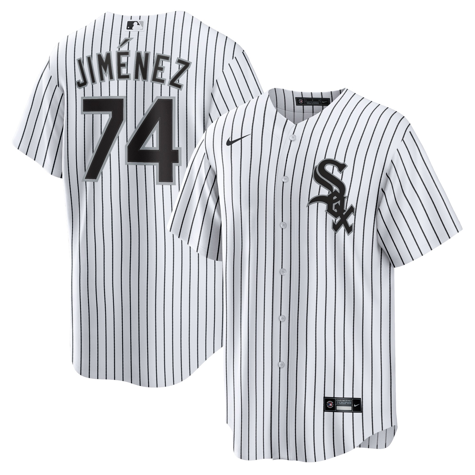 Eloy Jimenez Chicago White Sox Nike Home Replica Team Jersey - White