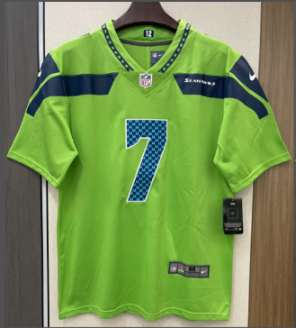 Geno Smith Seattle Seahawks Nike Game Jersey - Neon Green