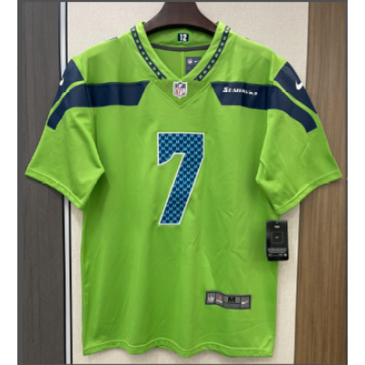 Geno Smith Seattle Seahawks Nike Game Jersey - Neon Green 01