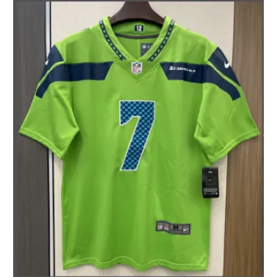 Geno Smith Seattle Seahawks Nike Game Jersey - Neon Green 01