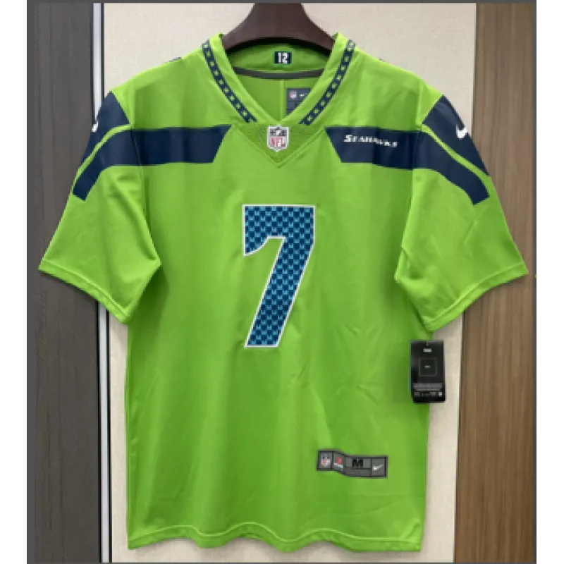 Geno Smith Seattle Seahawks Nike Game Jersey - Neon Green