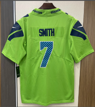 Geno Smith Seattle Seahawks Nike Game Jersey - Neon Green