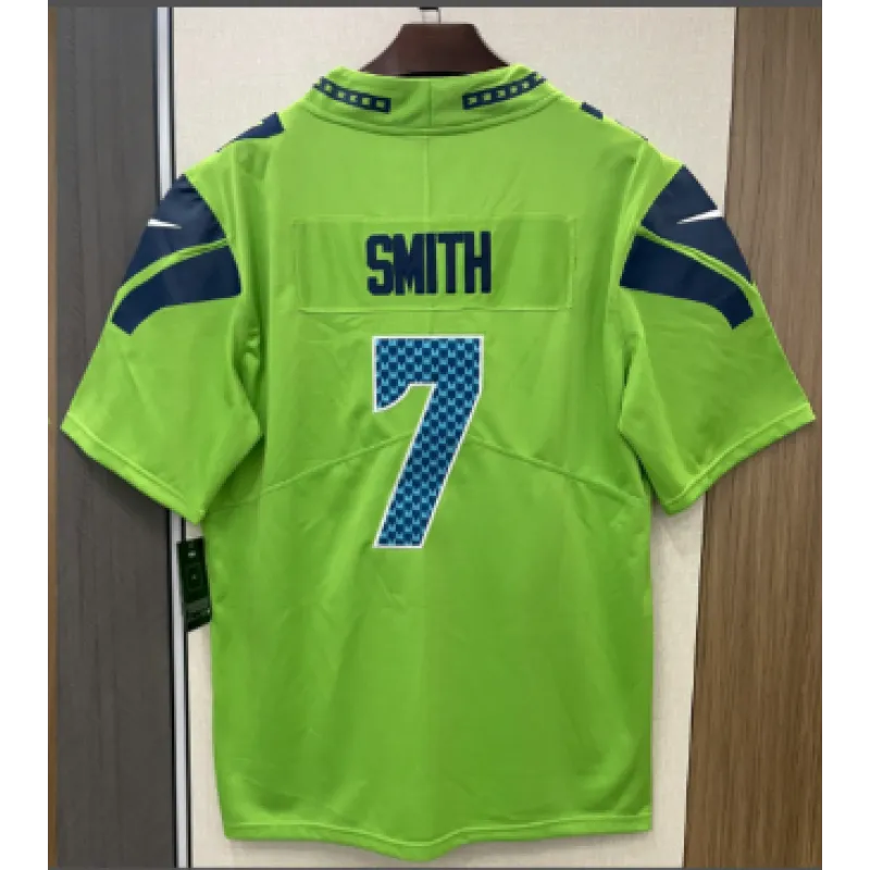 Geno Smith Seattle Seahawks Nike Game Jersey - Neon Green