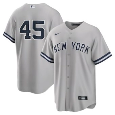 Gerrit Cole New York Yankees Nike Road Replica Player Jersey - Gray 01