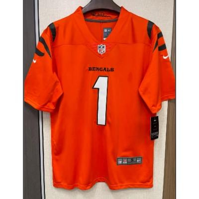 Ja Marr Chase Cincinnati Bengals Nike Game Jersey - Orange 01