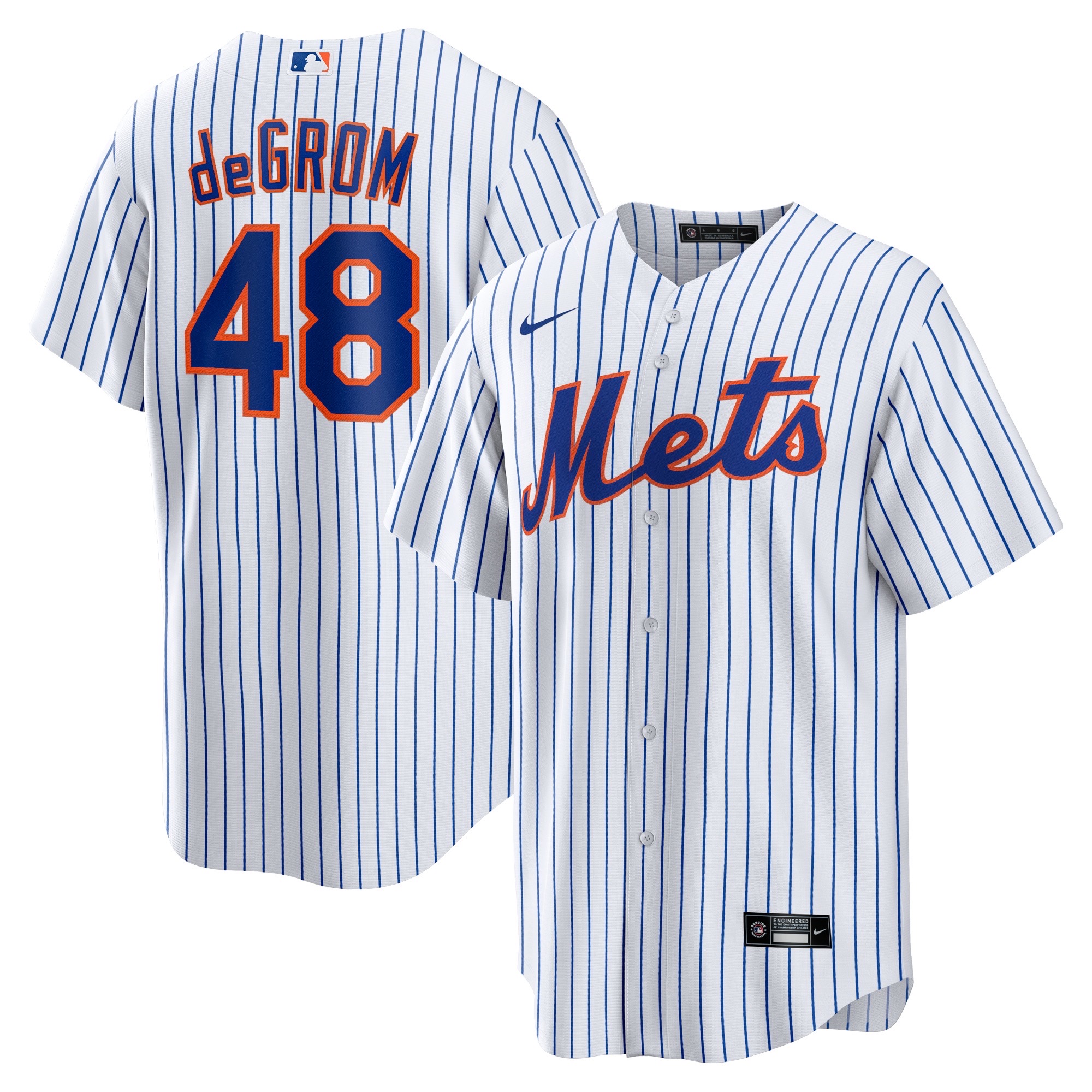 Jacob deGrom New York Mets Nike Home Replica Player Jersey - White