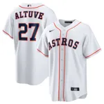 Jose Altuve Houston Astros Nike Youth Home Limited Player Jersey - White With Navy