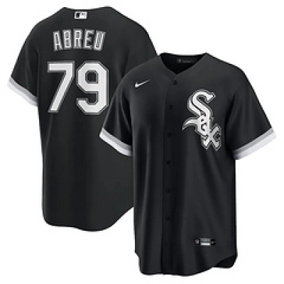 Jose Dariel Abreu Correa Chicago White Sox Nike Alternate Replica Team Jersey - Black 01