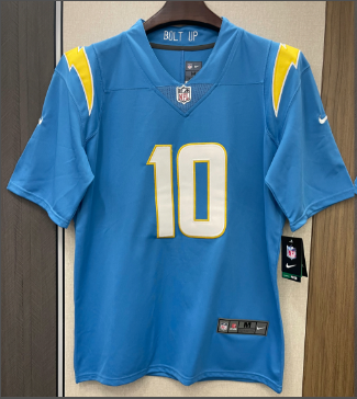 Justin Herbert Los Angeles Chargers Nike Player Game Jersey - Powder Blue