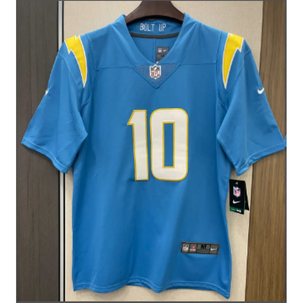 Justin Herbert Los Angeles Chargers Nike Player Game Jersey - Powder Blue