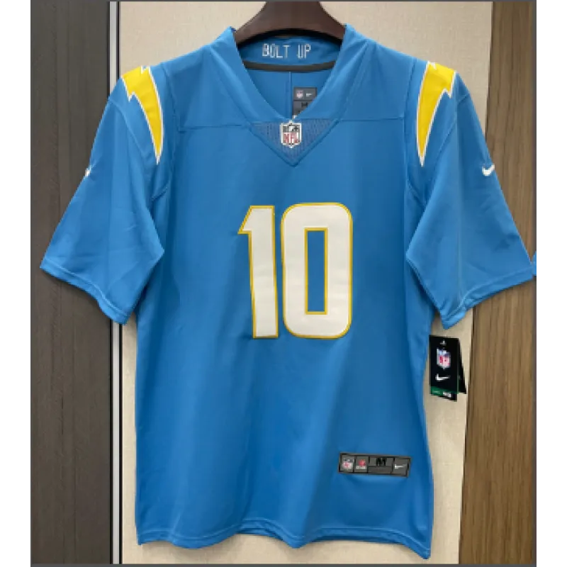 Justin Herbert Los Angeles Chargers Nike Player Game Jersey - Powder Blue