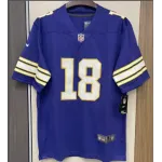 Justin Jefferson Minnesota Vikings Nike Classic Player Game Jersey - Purple