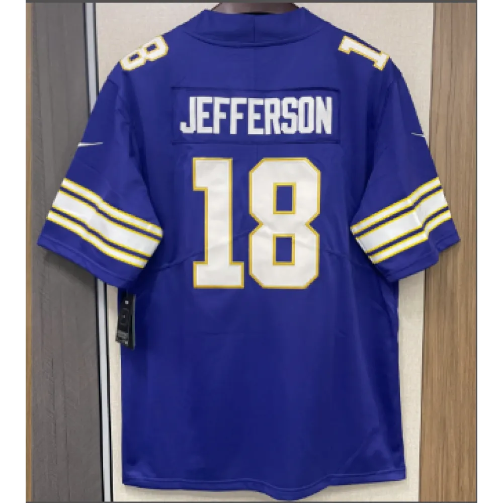 Justin Jefferson Minnesota Vikings Nike Classic Player Game Jersey - Purple