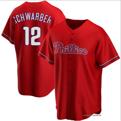 Kyle Schwarber Philadelphia Phillies Nike Alternate Replica Team Jersey - Red 01