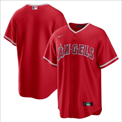 Los Angeles Angels Nike Alternate Replica Team Jersey - Red 01