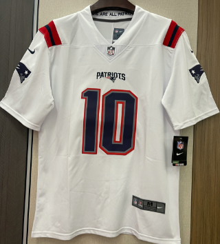 Mac Jones New England Patriots Nike Vapor Limited Jersey - White