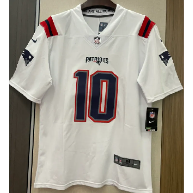 Mac Jones New England Patriots Nike Vapor Limited Jersey - White