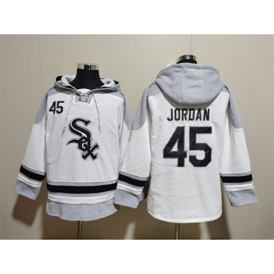 Michael Jeffrey Jordan White Sox Hoodie 01