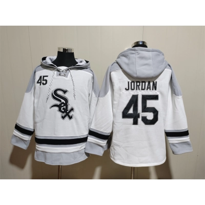 Michael Jeffrey Jordan White Sox Hoodie 01