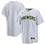 Milwaukee Brewers Nike Youth Home Replica Team Jersey - White
