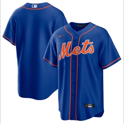 New York Mets Nike Alternate Replica Team Jersey - Royal 01