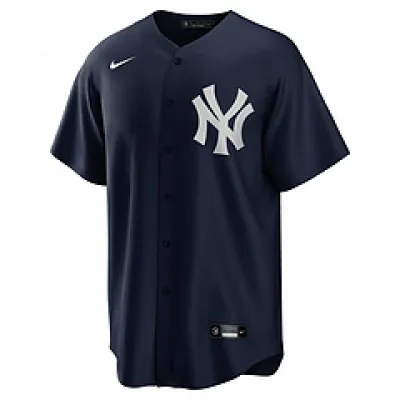 New York Yankees Nike Official Replica Jersey - Black/White 01