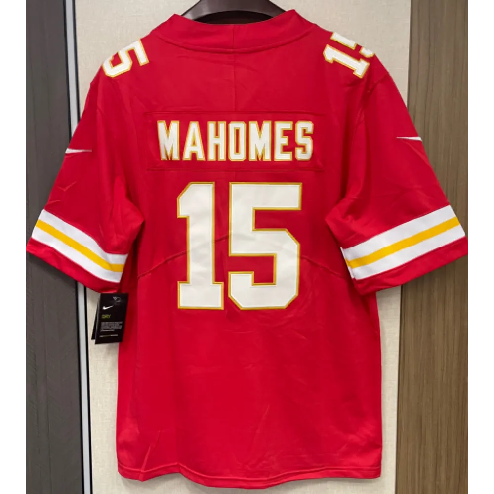 Patrick Mahomes Kansas City Chiefs Nike Super Bowl LVIII Game Jersey - Red
