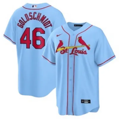 Paul Goldschmidt St. Louis Cardinals Nike Alternate Official Replica Player Jersey - Light Blue 01