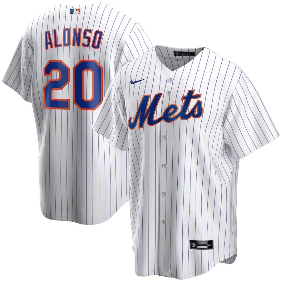 Pete Alonso New York Mets Nike Home Replica Player Jersey - White