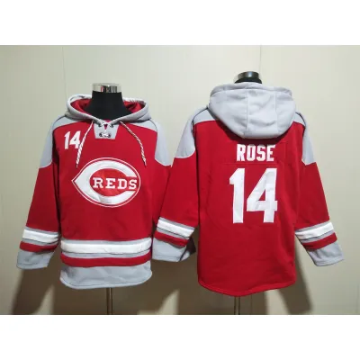 Pete Rose Cincinnati Reds Hoodie 01