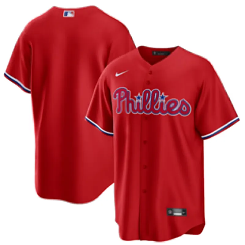 Philadelphia Phillies Nike Alternate Replica Team Jersey - Red