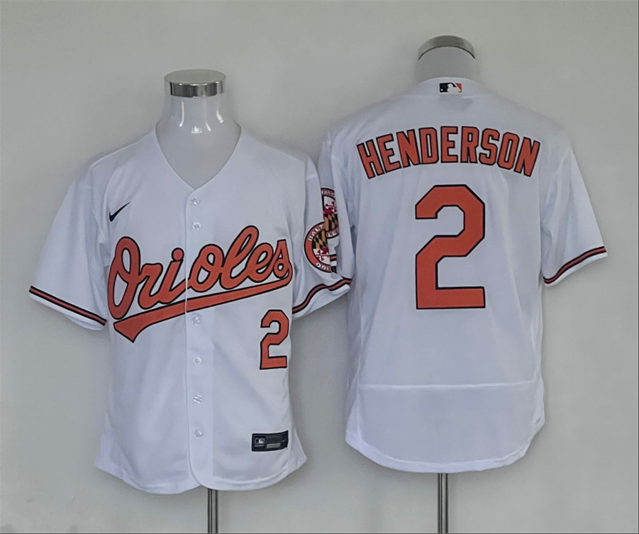 Rickey Henley Henderson Baltimore Orioles Nike Home Limited Player Jersey - White
