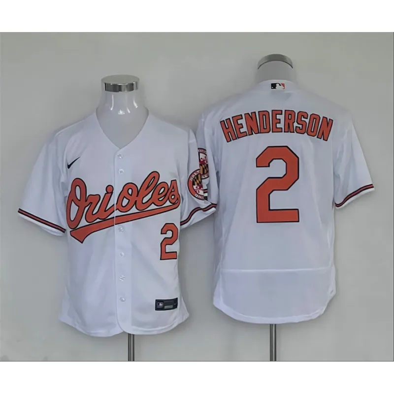 Rickey Henley Henderson Baltimore Orioles Nike Home Limited Player Jersey - White