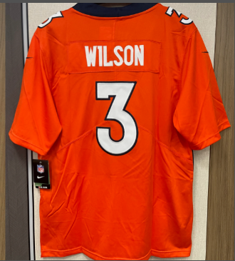 Russell Wilson Denver Broncos Nike Legend Jersey - Orange