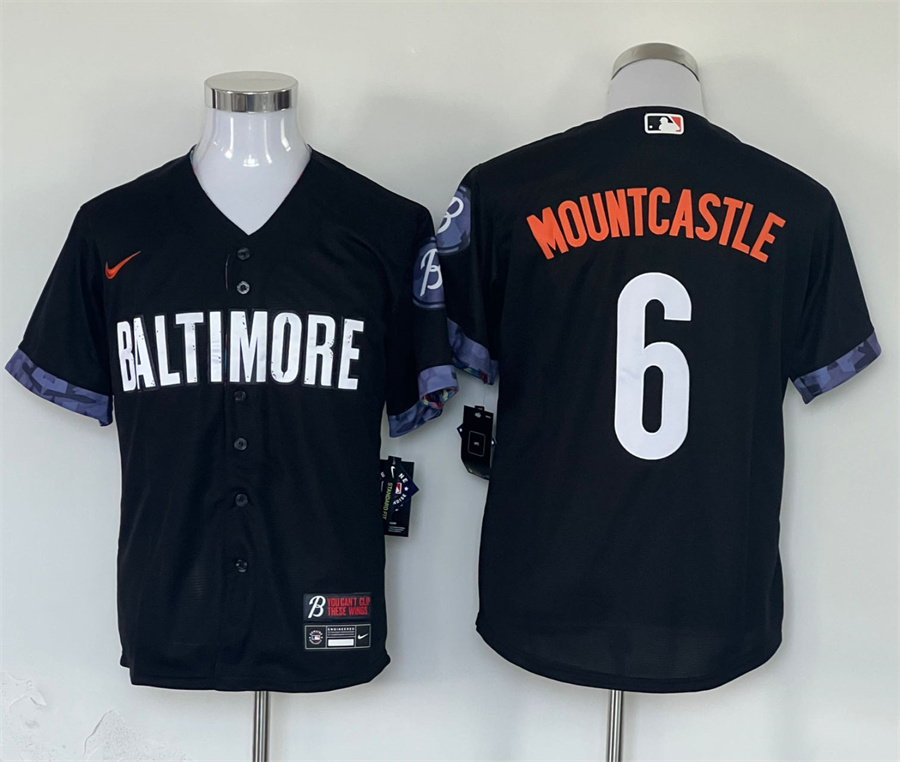 Ryan Lee Mountcastle Baltimore Orioles Nike City Connect Replica Player Jersey - Black