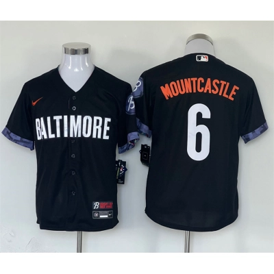 Ryan Lee Mountcastle Baltimore Orioles Nike City Connect Replica Player Jersey - Black 01