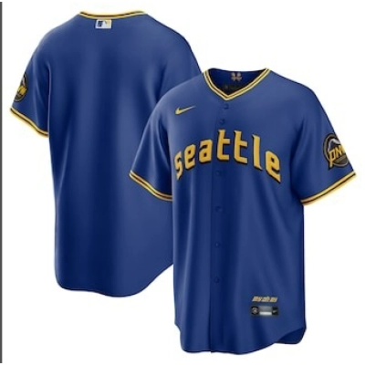 Seattle Mariners Nike City Connect Replica Jersey - Royal 01